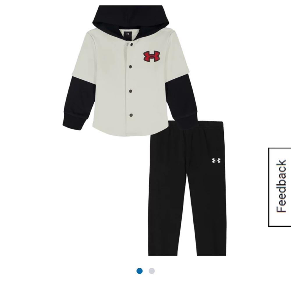 Under Armour Black and White Kids' Outfit